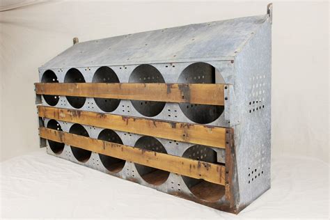 galvanized metal chicken box